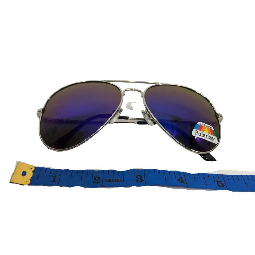 Mirrored Polarized Aviator Sunglasses (NWT) - Picture 9 of 10